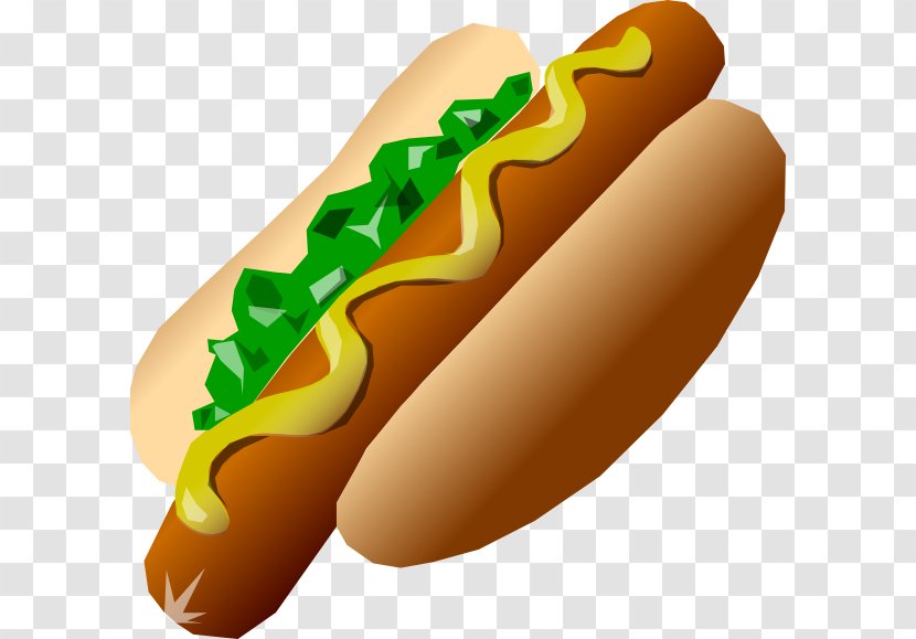 Hot Dog Hamburger Fast Food Barbecue Grill - Hotdog Vector Transparent PNG