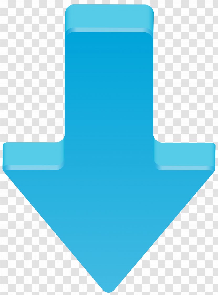 Blue Pattern - Product - Arrow Down Transparent Clip Art Image Transparent PNG