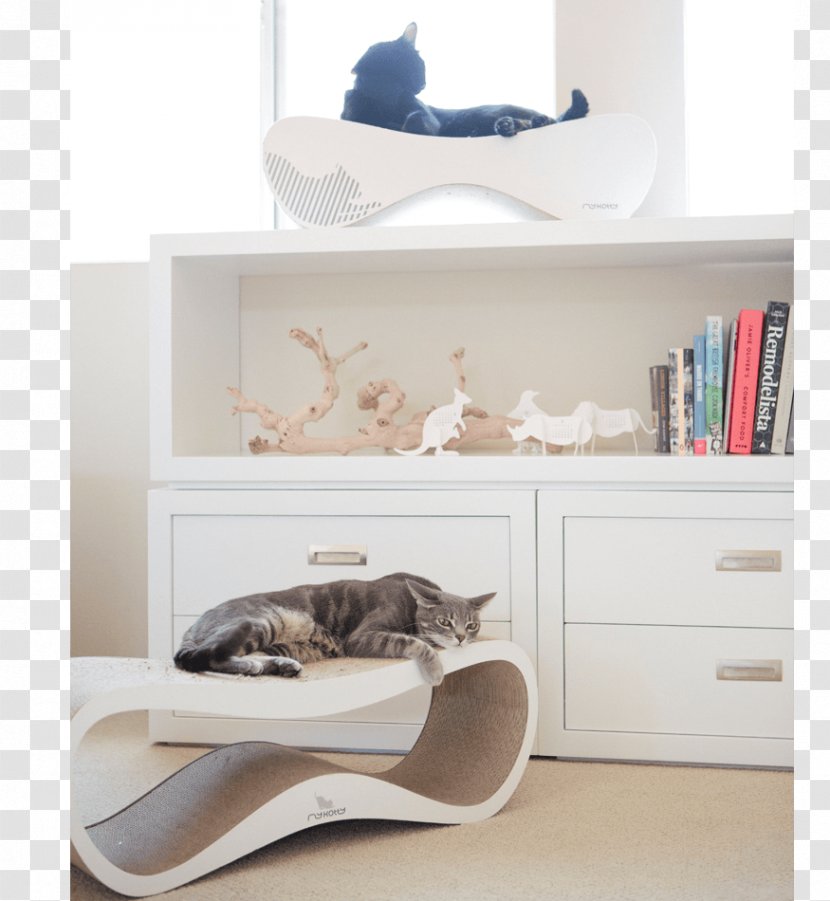Cat Tree Shelf Scratching Post Litter Trays - Furniture Transparent PNG