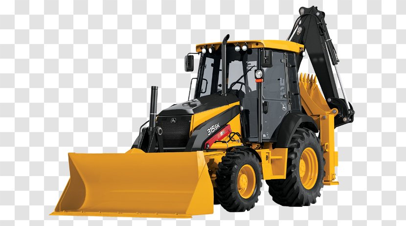 John Deere Caterpillar Inc. Backhoe Loader Excavator Forklift - Construction Machine Transparent PNG