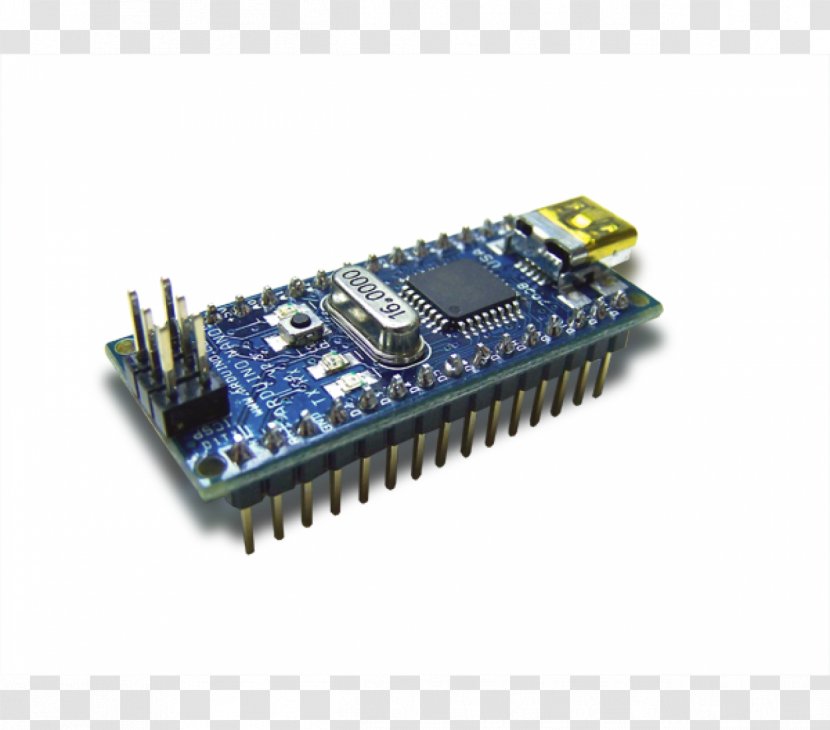 Microcontroller Arduino Electronics Light-emitting Diode Printed Circuit Boards - Electronic Transparent PNG