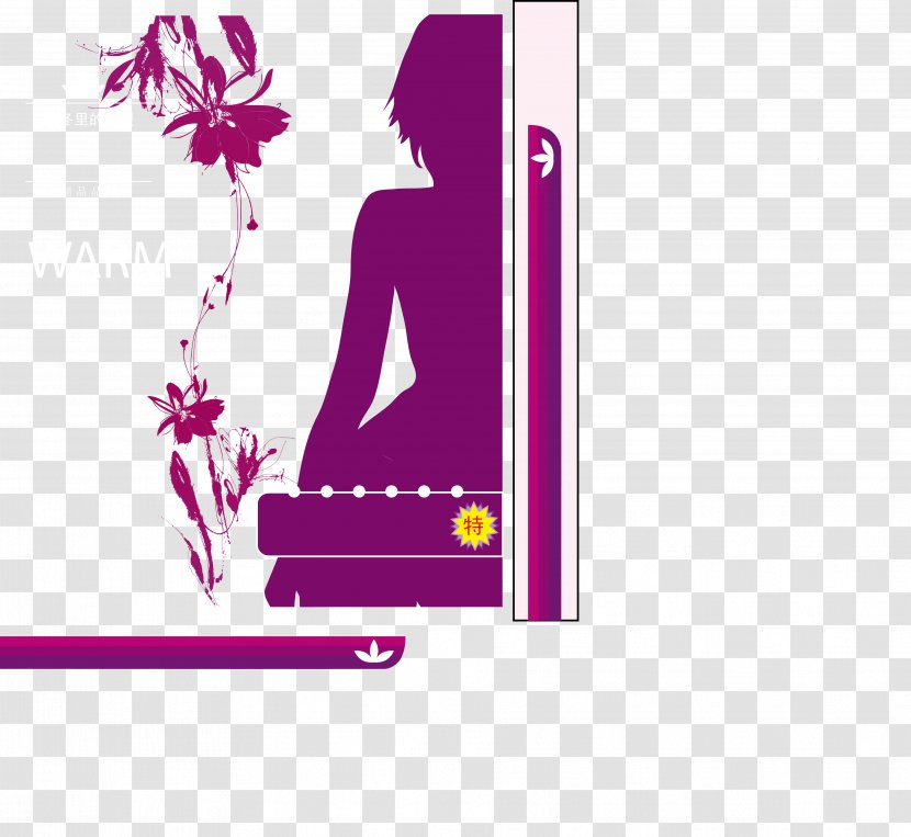 User Interface Illustration - Violet - Soft And Elegant Goddess Promotional Material Transparent PNG
