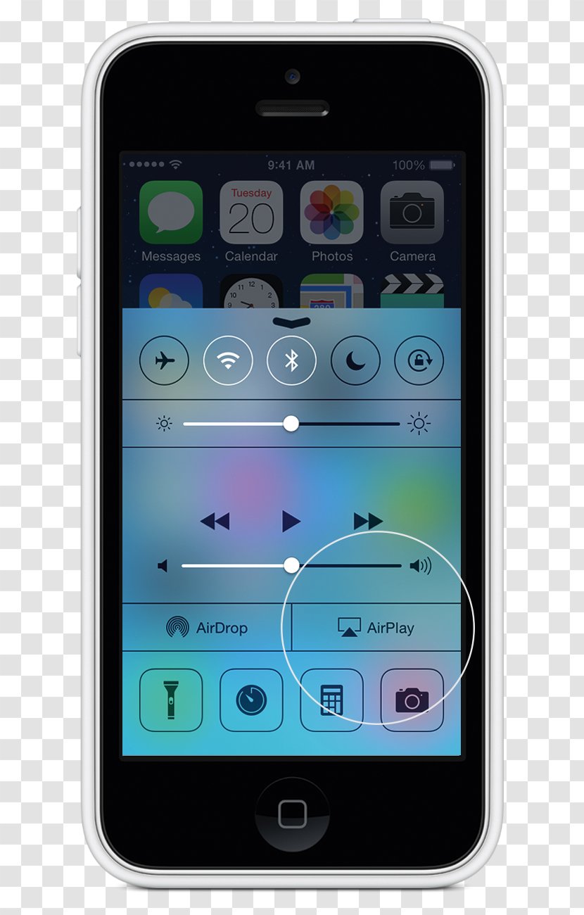 IPhone 5s 4S 5c - Telephony - Phone Controller Transparent PNG