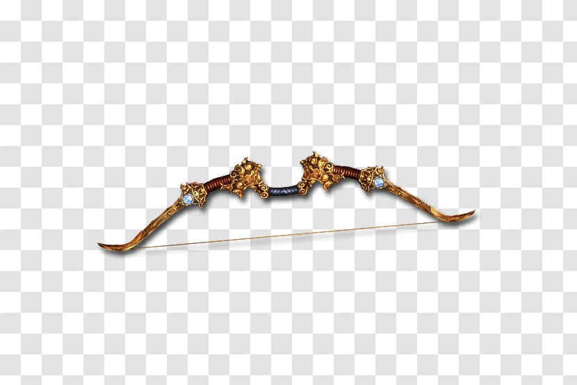 Granblue Fantasy Ranged Weapon Bow Concept - Watercolor Transparent PNG