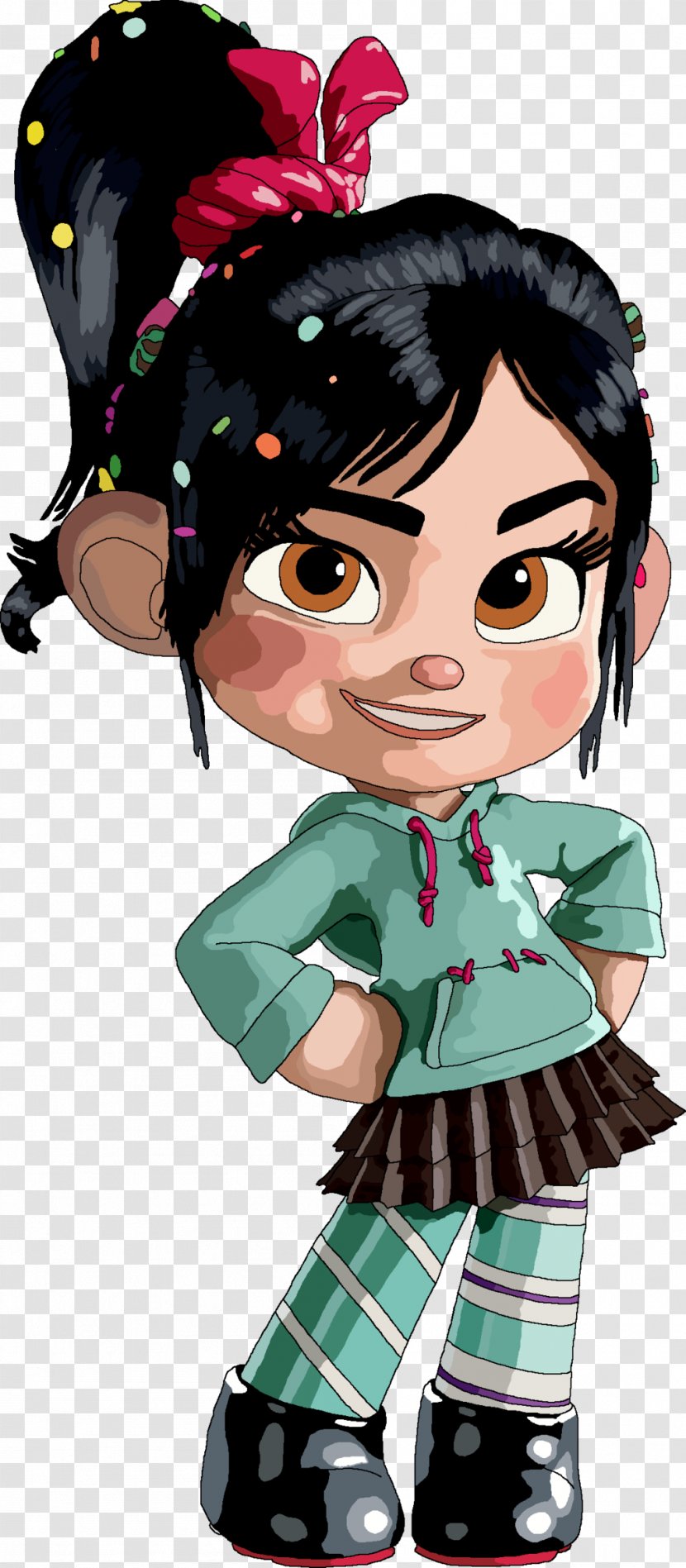 Vanellope Von Schweetz Wreck-It Ralph Sergeant Calhoun Fix-It Felix YouTube - Watercolor - Wreck It Transparent PNG