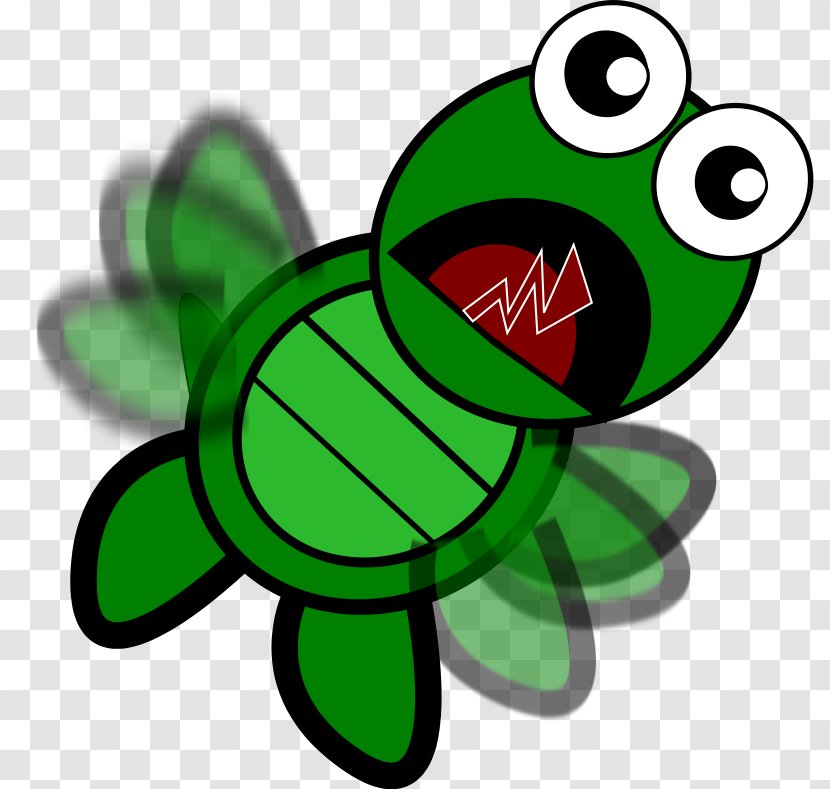 Turtle Animation Cartoon Clip Art - Sea - Outline Transparent PNG