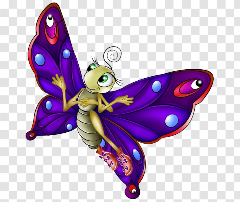 Butterfly Insect Clip Art Image - Fictional Character - Invertebrate Transparent PNG