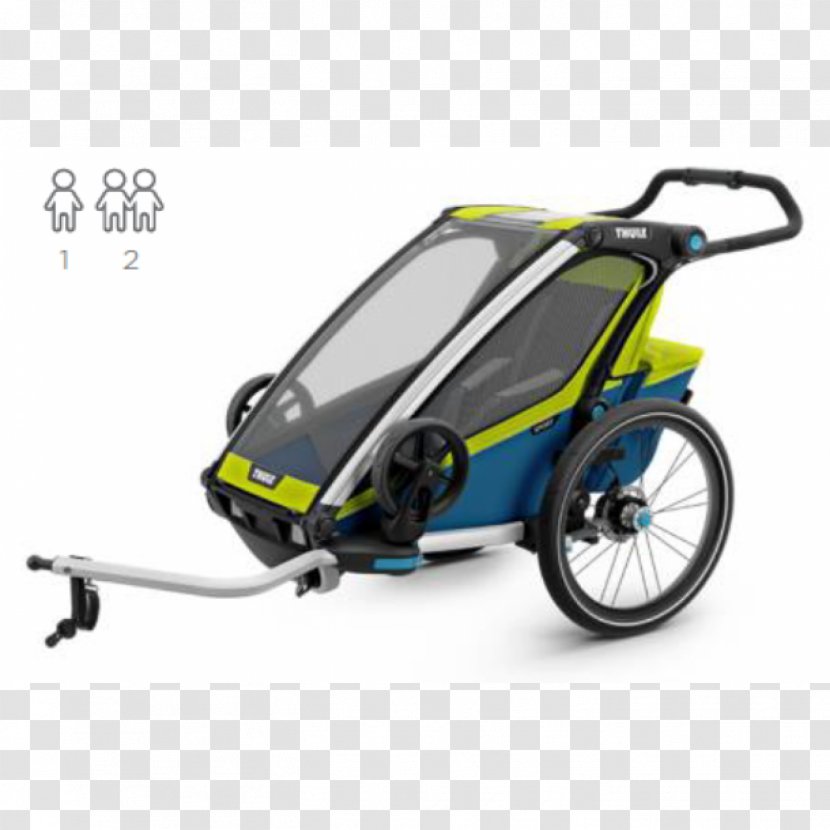 Thule Chariot CX 1 Bicycle Trailers Cycling Group - Automotive Design Transparent PNG