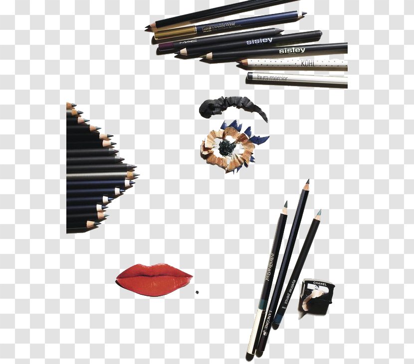 Still Life Photography Photographer Clm - Lipstick Pencil Combination Of Art Rehearsal Transparent PNG