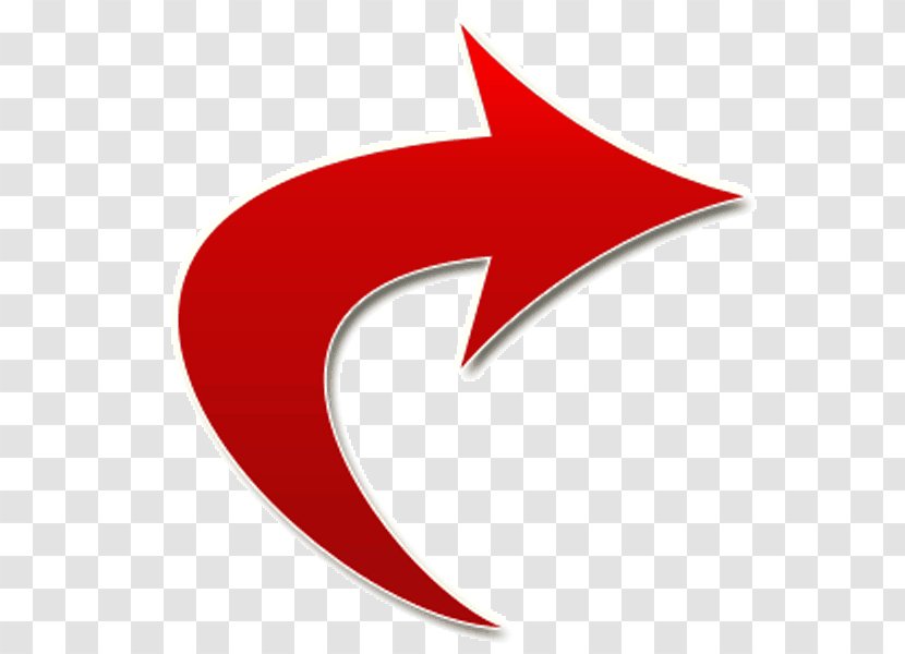 Royalty-free Clip Art Image JPEG - Symbol - Curved Red Arrow Transparent PNG