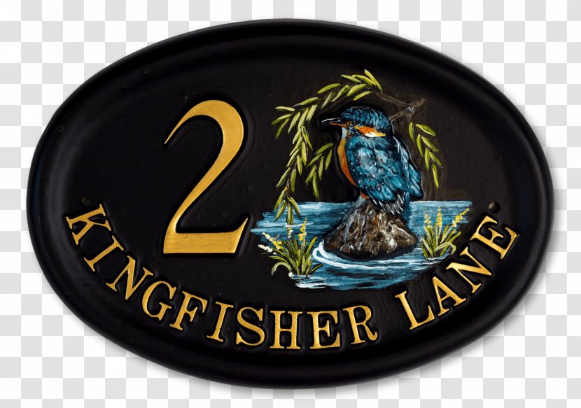 Bird Belted Kingfisher Logo - Scene Transparent PNG