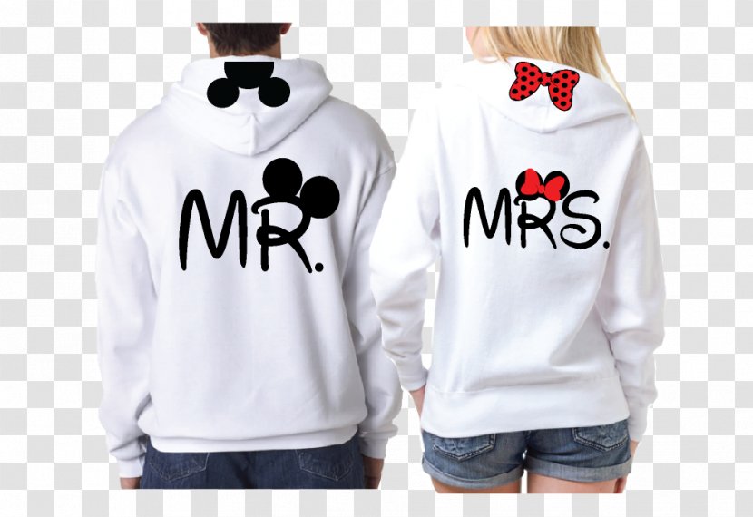 Hoodie T-shirt Minnie Mouse Mickey - T Shirt Transparent PNG