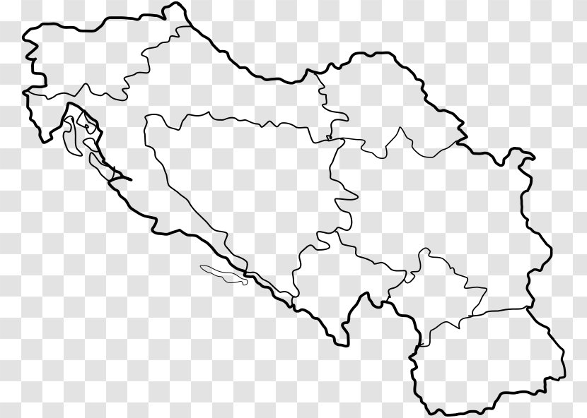 Socialist Federal Republic Of Yugoslavia Map Kingdom Stanišić Sombor - Human Settlement Transparent PNG