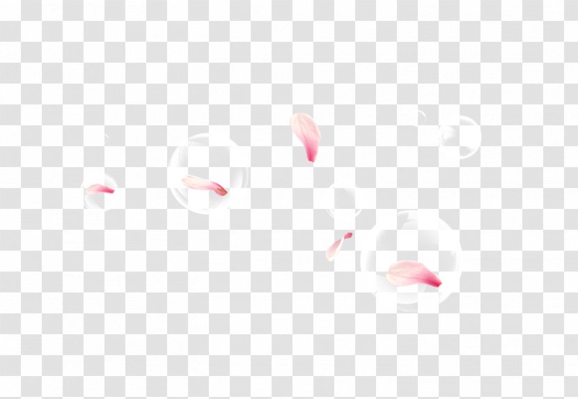 Download Adobe Fireworks Clip Art - Pink - The Petals In Bubbles Transparent PNG