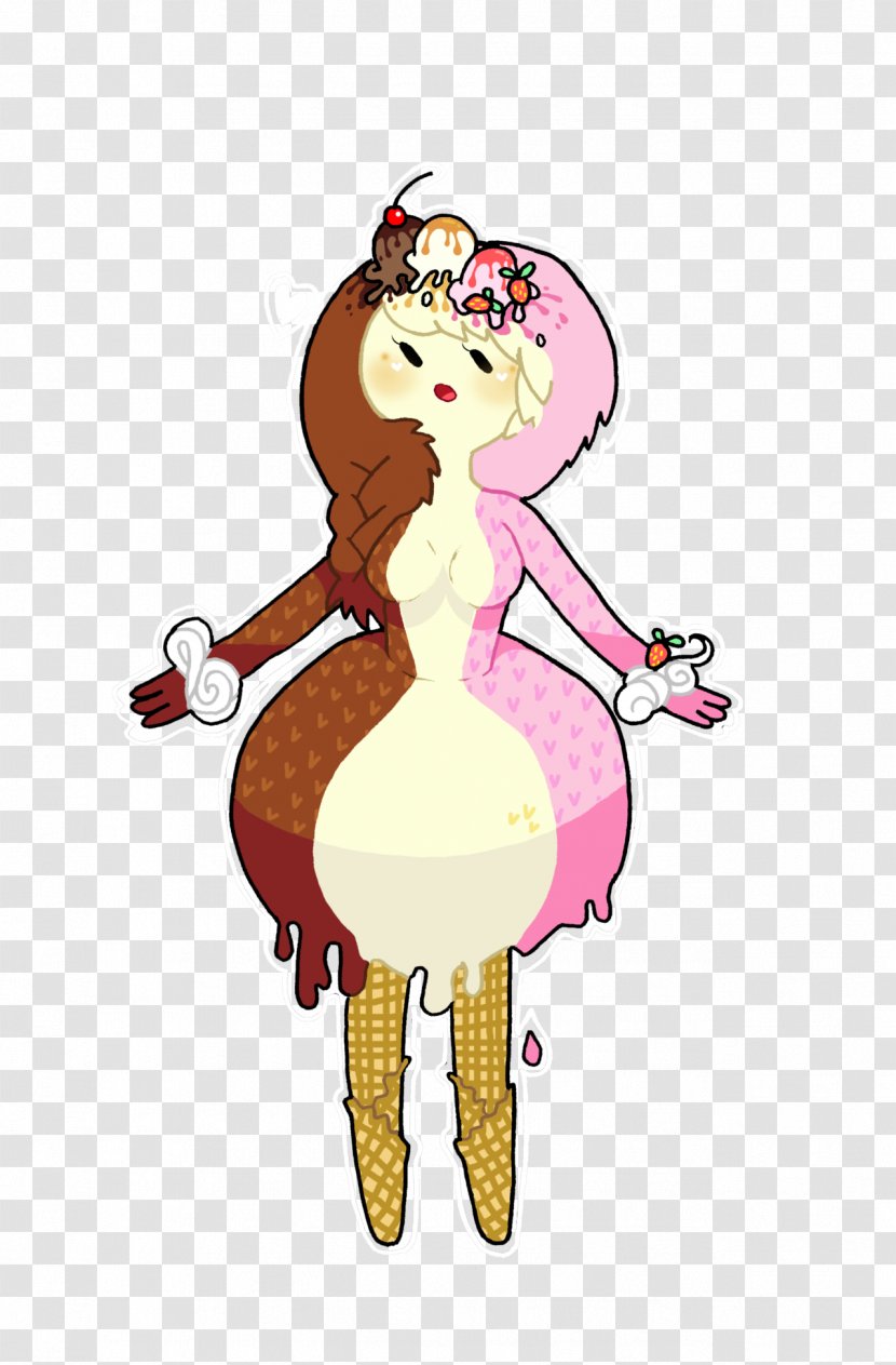 Chocolate Ice Cream Princess Bubblegum Flame - Cartoon - Triple H Transparent PNG