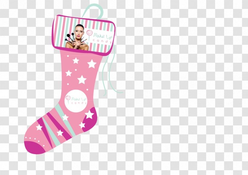 Sock Christmas Stockings Shoe Pink M - Cosmetics Poster Design Transparent PNG