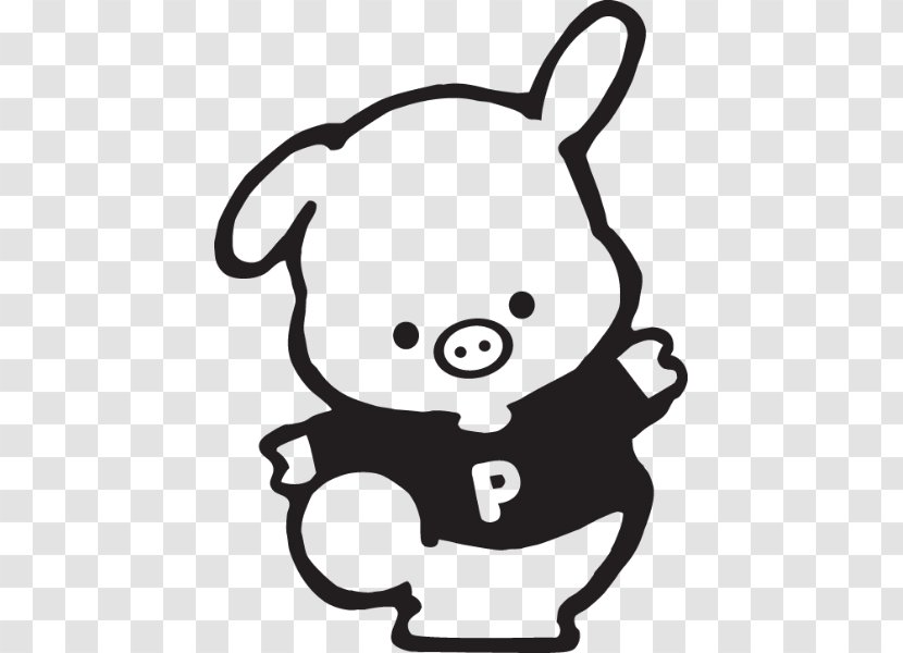Hello Kitty Domestic Pig My Melody Sanrio Clip Art - Artwork - Mean Logos Transparent PNG