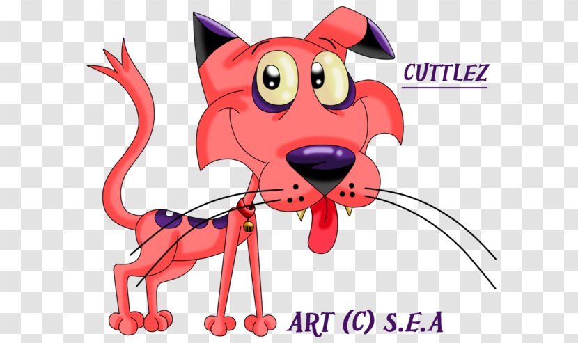 Dog Snout Fan Art Animated Cartoon - Flower - Courage The Cowardly Transparent PNG