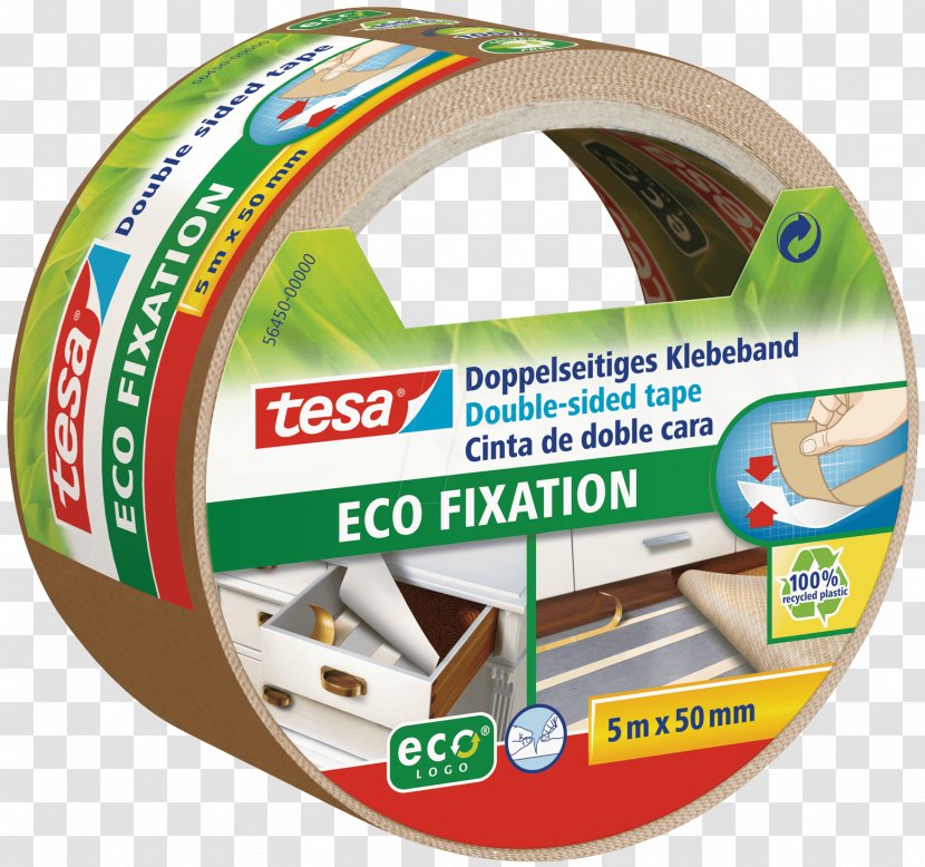 Adhesive Tape Scotch Double-sided Tesa SE - Ribbon Transparent PNG