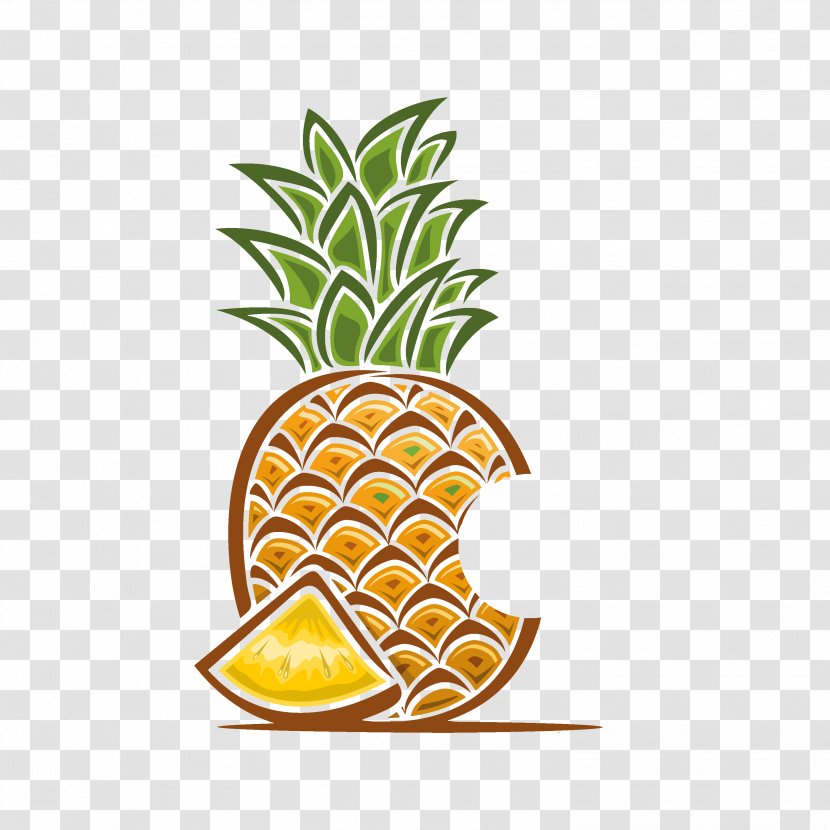 Vector Graphics Illustration Royalty-free Stock Photography Clip Art - Valencia Orange - Pineapple Transparent PNG
