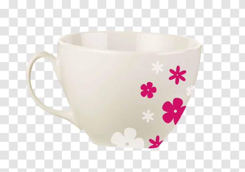 Coffee Cup Porcelain Ceramic Mug - Flowerpot Transparent PNG