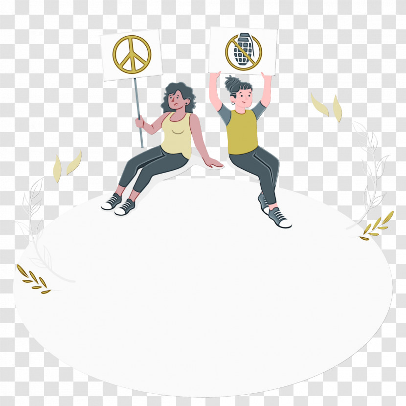 Sports Equipment Peace Symbols Campaign For Nuclear Disarmament Character Cartoon Transparent PNG