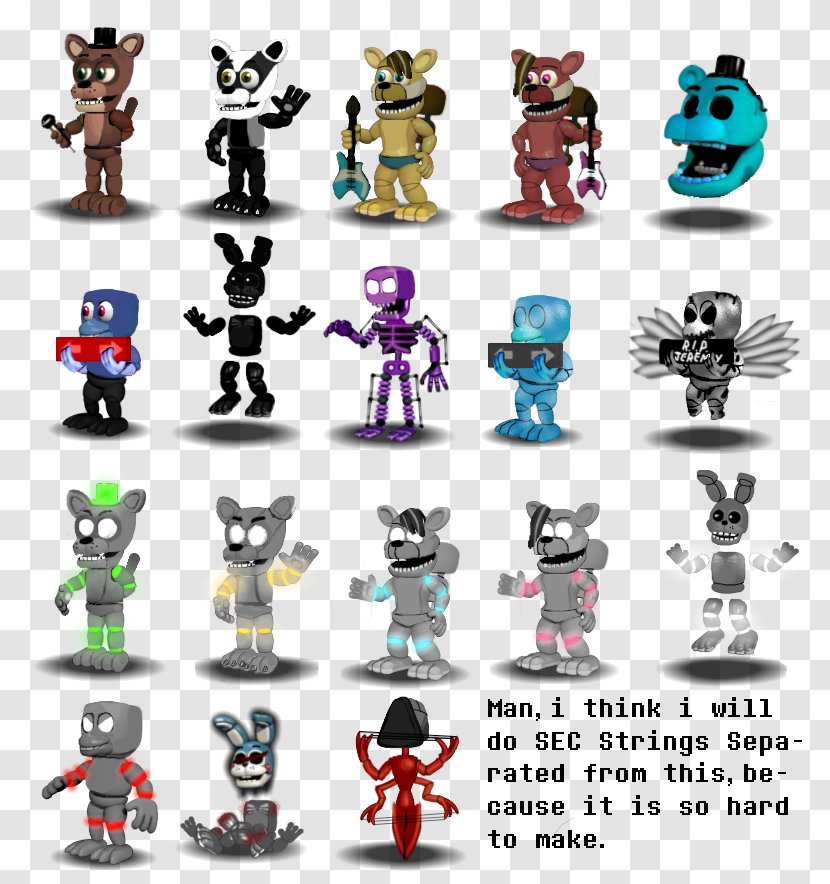 Five Nights At Freddy's Character Fan Art String DeviantArt - Toy - Nightmare Night Transparent PNG