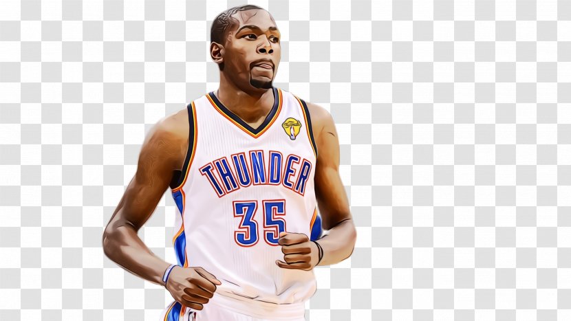 Kevin Durant - Jersey - Gesture Team Transparent PNG