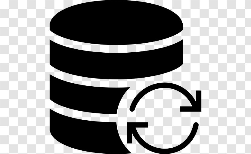 Database - Monochrome - Logo Transparent PNG
