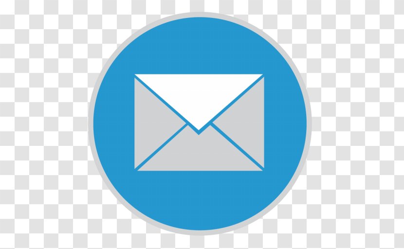 Blue Triangle Area Symbol Aqua - Gmail - Mail Transparent PNG
