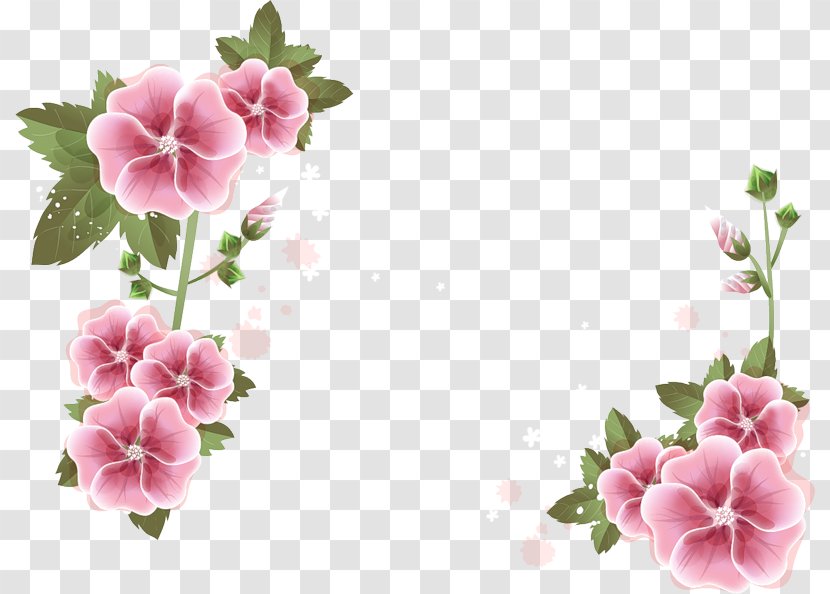 Picture Frames Desktop Wallpaper Flower - Floral Design Transparent PNG