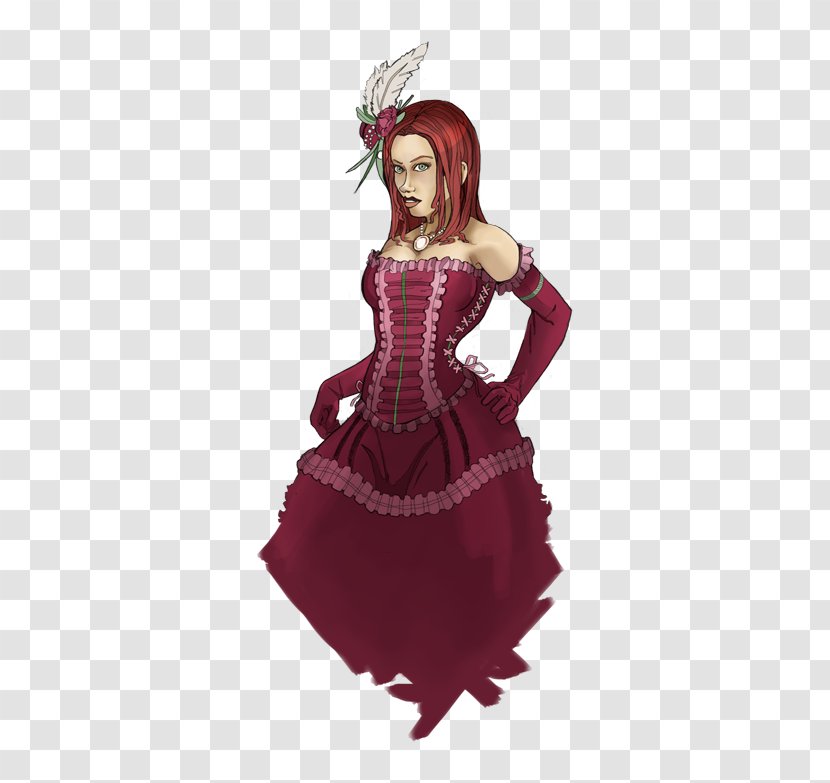 Costume Design Maroon Character Fiction - Bloody Mary Transparent PNG