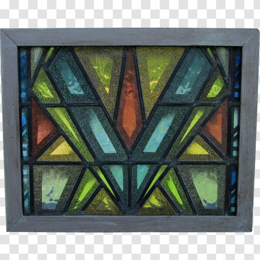Stained Glass Modern Art Symmetry Pattern Transparent PNG