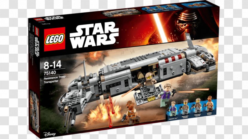 Admiral Ackbar Leia Organa LEGO 75140 Star Wars Resistance Troop Transporte Lego - Toy Transparent PNG