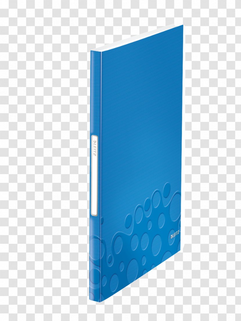 Blue Paper Esselte Leitz GmbH & Co KG Polypropylene - Azure - Folder Transparent PNG