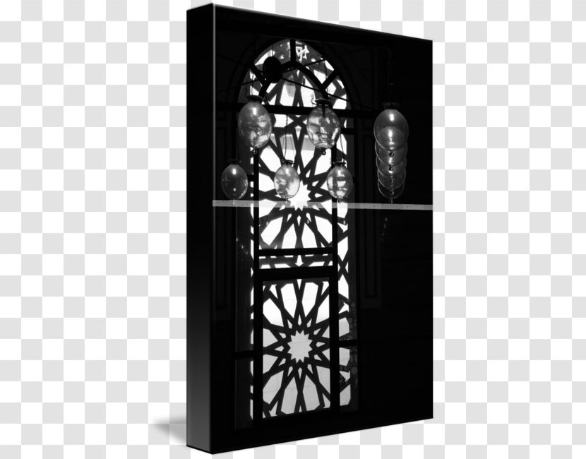Window White Mosque - Black And Transparent PNG