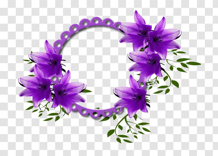 Purple Lilac Floral Design Violet Pink - Lila Transparent PNG