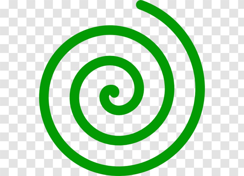 Green Golden Spiral Point Clip Art - Area Transparent PNG