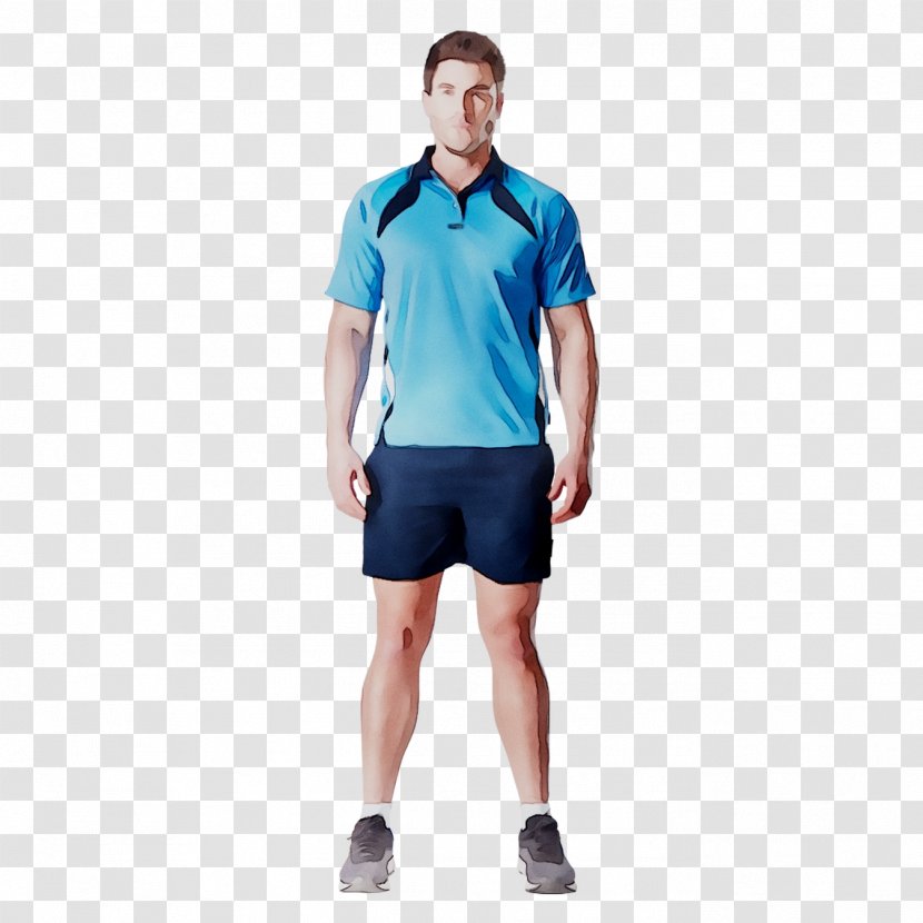 T-shirt Muscle Tee - Knee - Black Shoulder Polo Shirt Transparent PNG