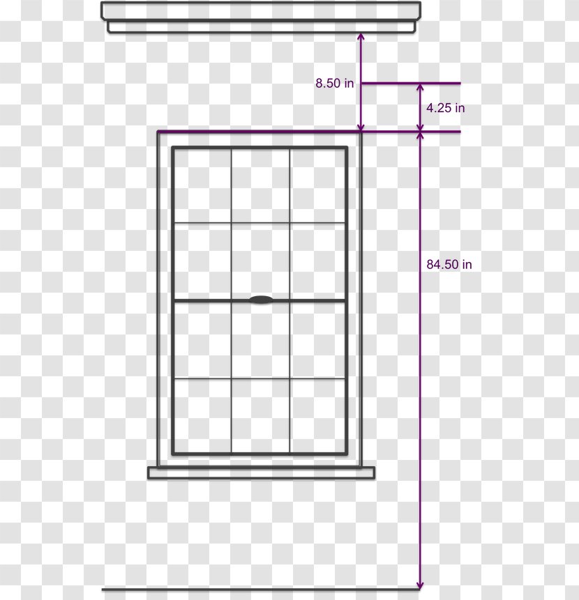 Window Blinds & Shades Treatment Curtain Measurement - Bifold Transparent PNG