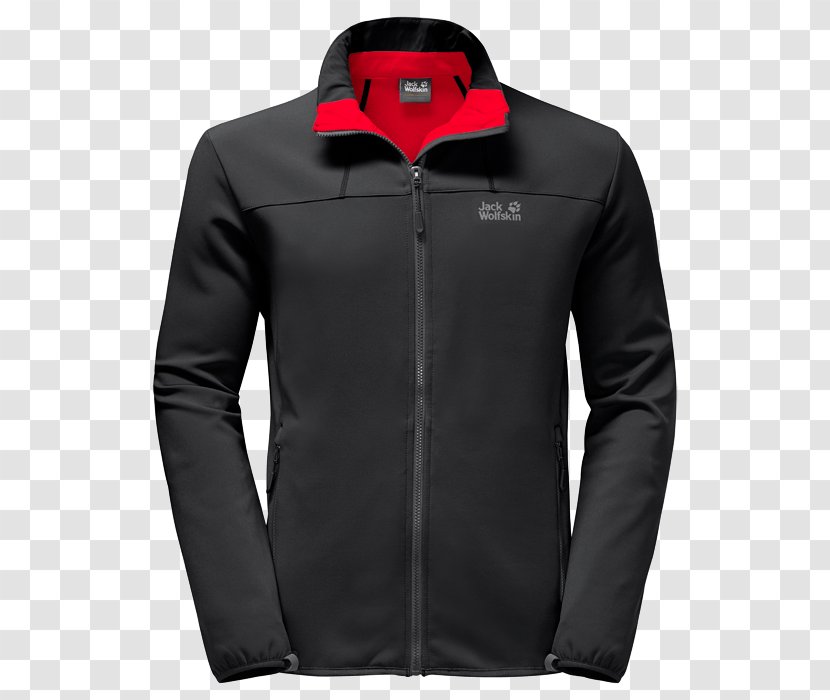 Hoodie Softshell T-shirt Jacket Jack Wolfskin - Tshirt Transparent PNG