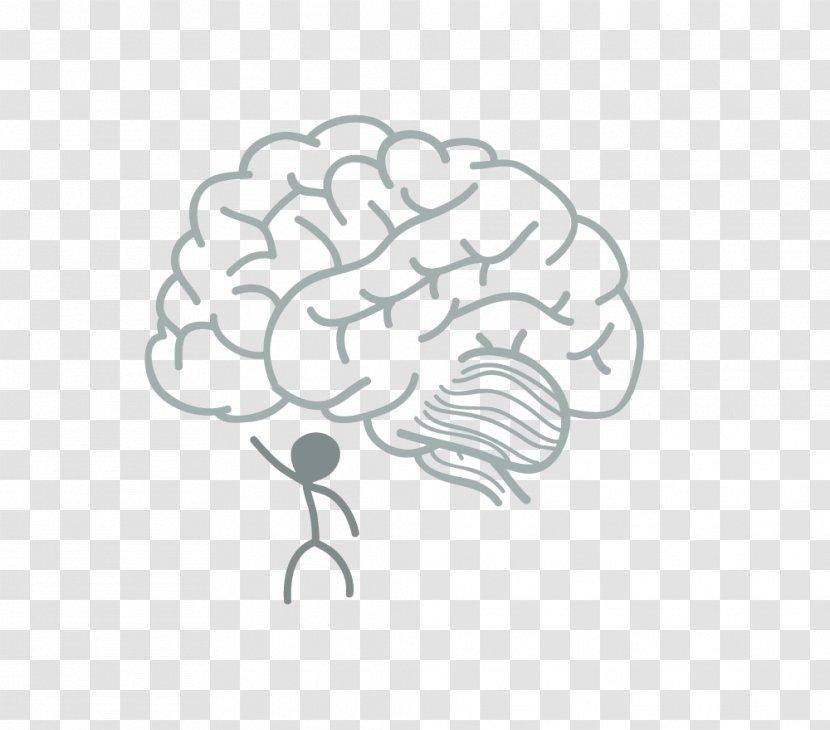 Drawing - Heart - Strongest Brain Transparent PNG