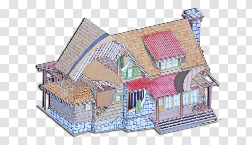 House Roof - Facade - Nature Elements Transparent PNG