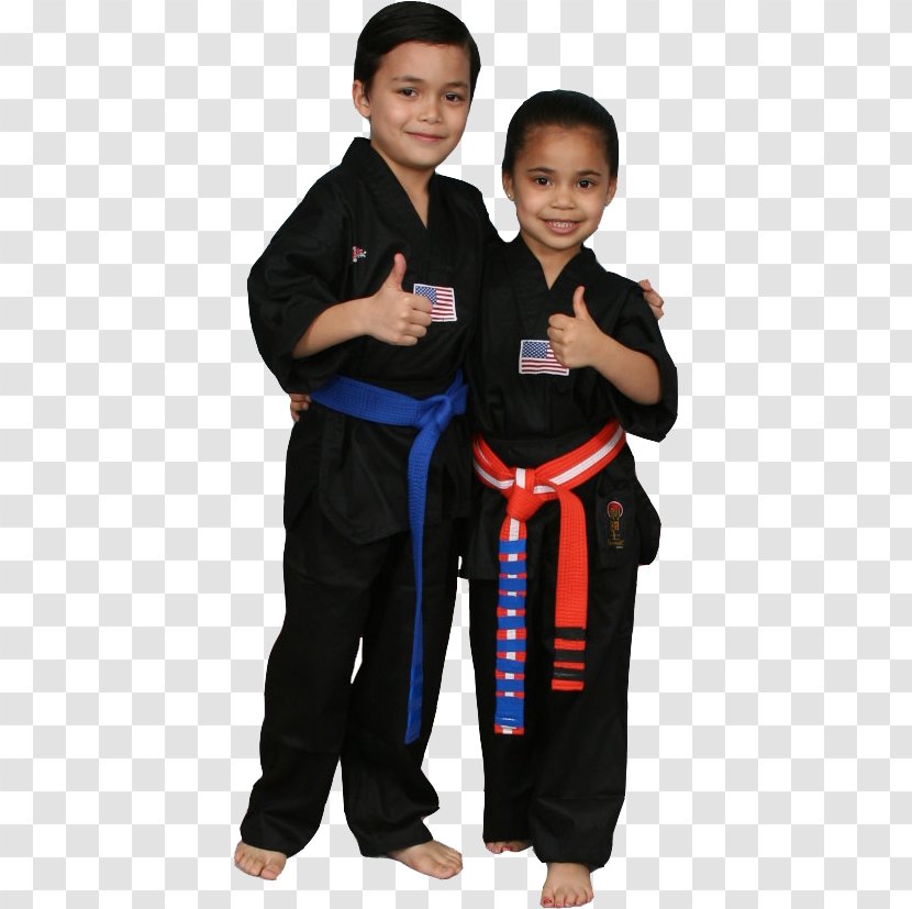 Dobok Child Kenpō Costume - Karate Kids Transparent PNG