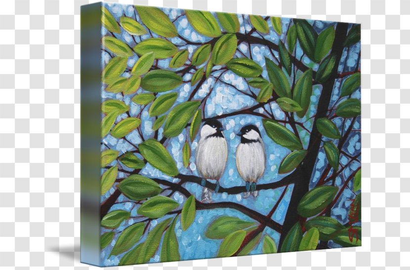 Painting Fine Art Chickadee Drawing - Fauna Transparent PNG