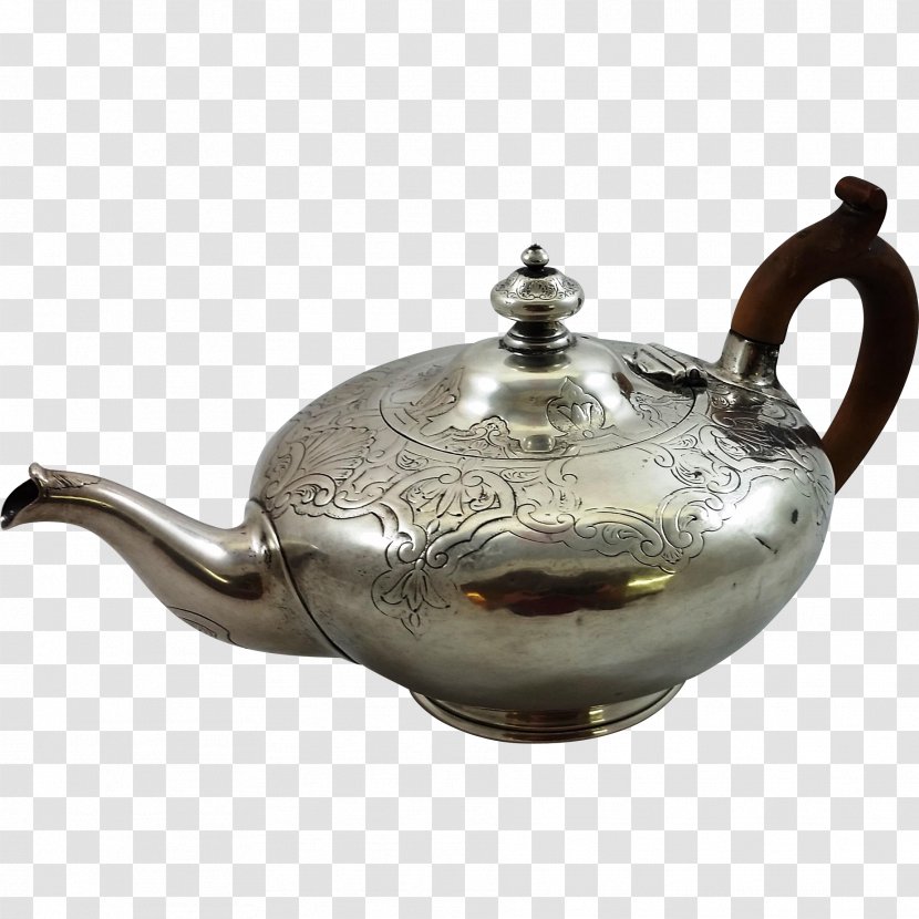 Kettle Teapot Tableware Lid Silver Transparent PNG