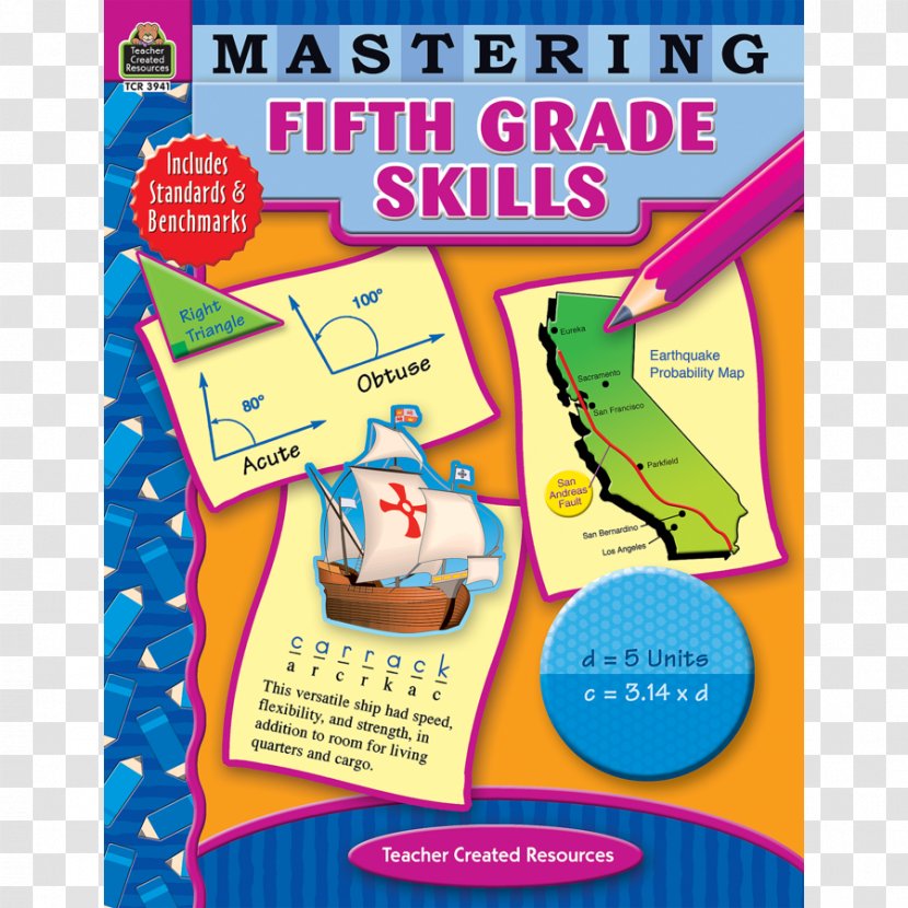 Mastering Fifth Grade Skills Education Teacher - Textbook - 5th Transparent PNG