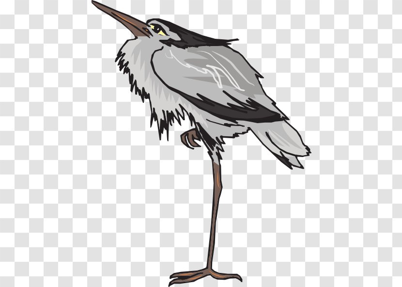 Heron Crane Clip Art - Great Blue Transparent PNG