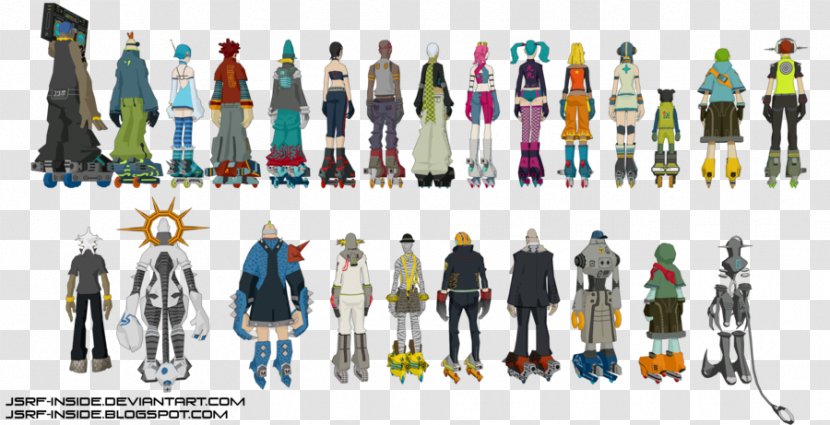 Jet Set Radio Future Character Video Game - Art Transparent PNG