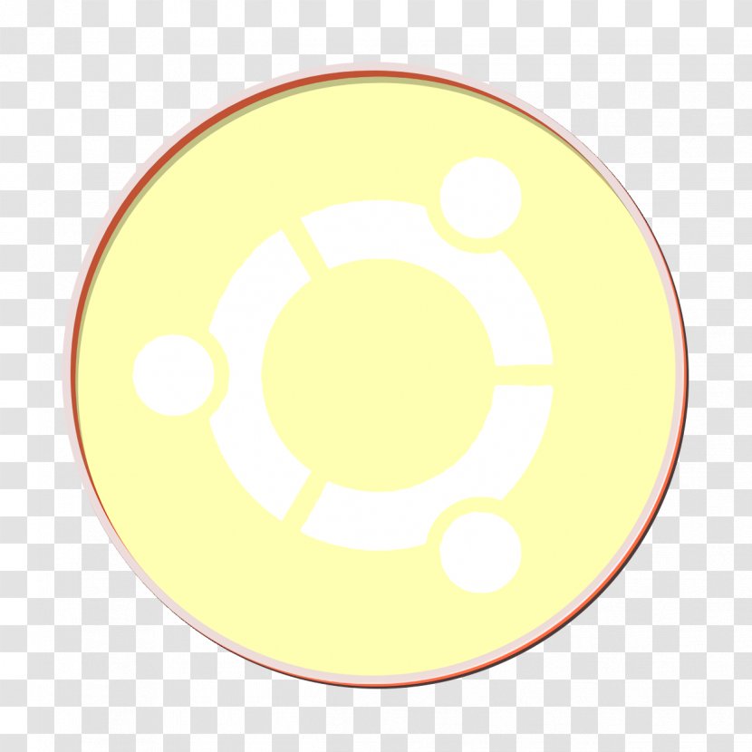 Ubuntu Icon - Yellow - Logo Transparent PNG